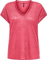 ONLY ONLPENNY S/S V-NECK TOP JRS Dames Top - Maat XS