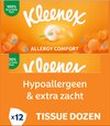 Kleenex tissues - Allergy Comfort - Voordeelverpakking - 12 x 56 stuks = 672 zakdoekjes