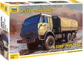 1:72 Zvezda 5074 K-5350 Mustang - Russian 3-Axle Truck Plastic Modelbouwpakket
