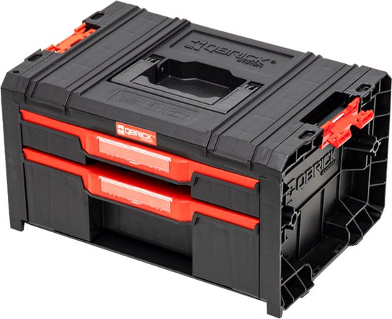 Qbrick System PRO Serie - Gereedschapskoffer - 2 Lade - Modulair - Polymeer