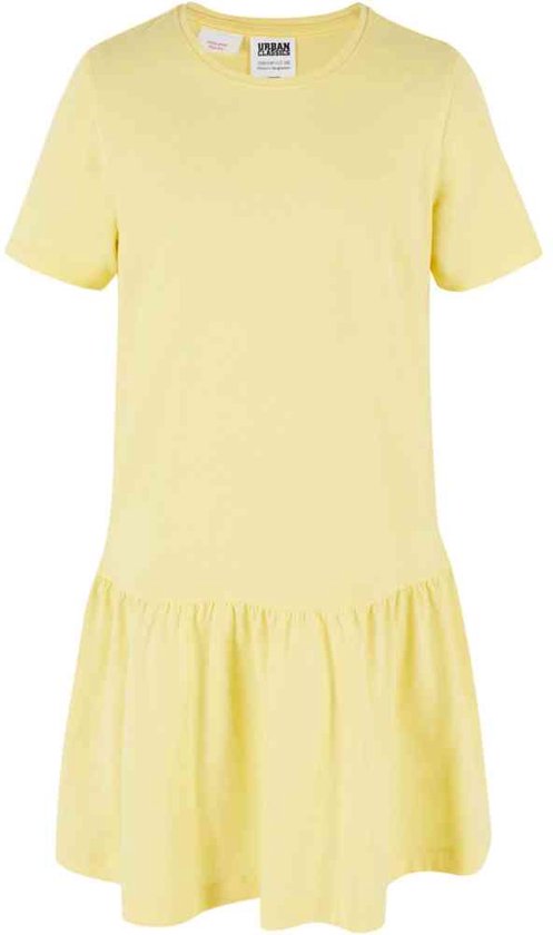 Urban Classics - Valance Tee Kinder Korte jurk - Kids 146/152 - Geel