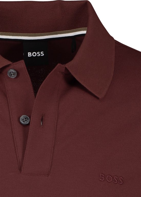 Hugo Boss Polo manches courtes rouge
