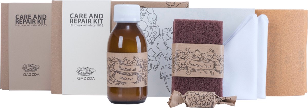 Gazzda Care and repair kit - solid wood naturel hout
