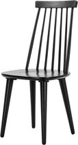 Chaise de bar en bois Nordiq Lotta - Chaise de salle à manger - Noir