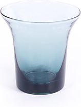 XLBoom Host Set Waterglazen - 8,5 cm - Blauw Glas - 4 stuks