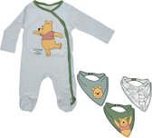 Combishort Pooh - Combinaison avec pieds - Avec Bavoirs offerts - Taille 86/92