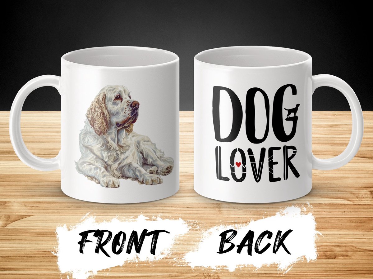 Mok Clumber Spaniel dog - hond / Dog lover