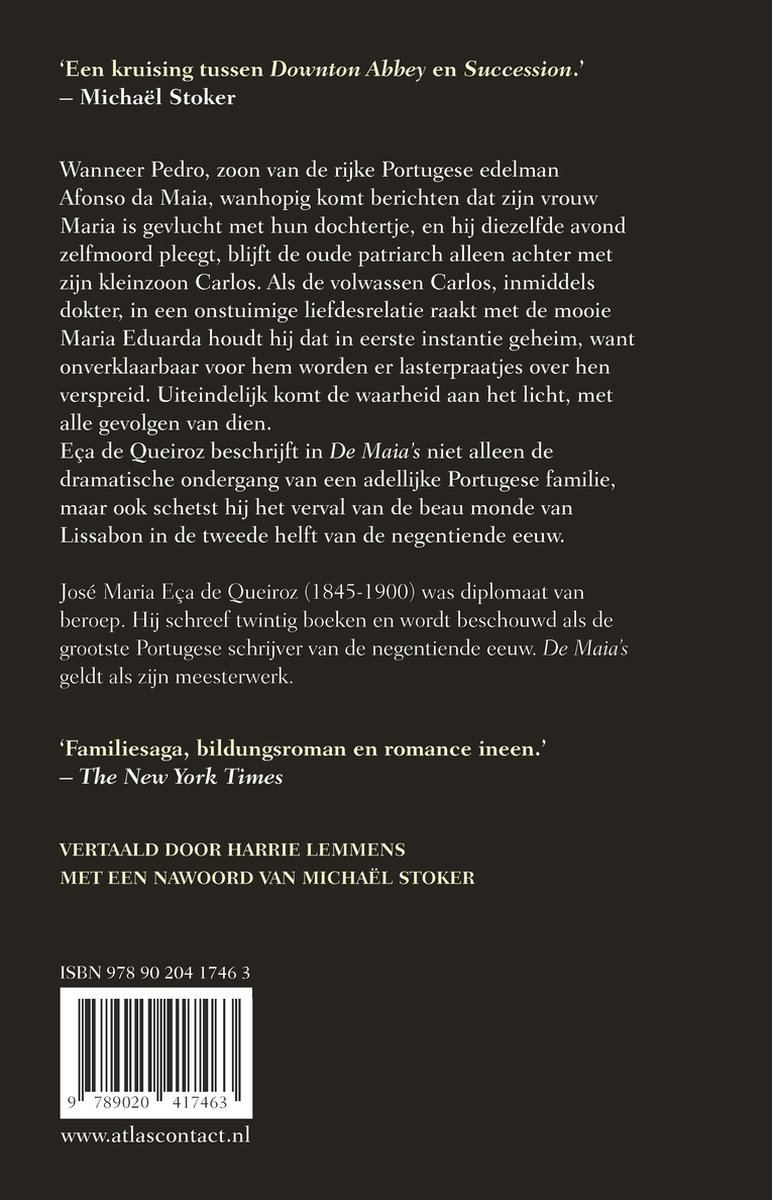 LJ Veen Klassiek - De Maia's - back cover