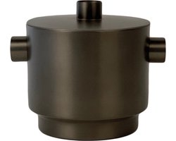 XLBoom Rondo Ijsemmer Soft Black - 20 x 20 x 18 cm- Luxe design ijsemmer ontworpen door Sascha Sartory