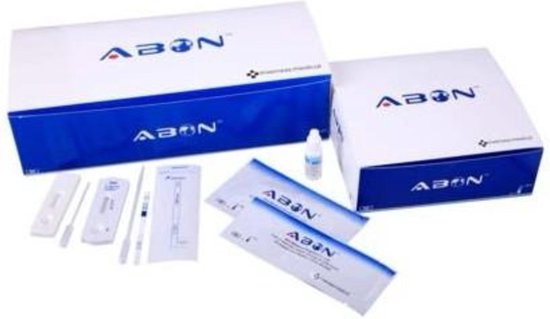 Foto: Abon hcv hepatitis c virus 40 sneltestapparaat met buffer 3 ml x2 rapid test kit for hiv 40 test devices with buffer 3ml x2 