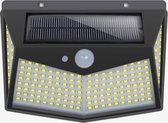 Solar Buitenlamp met Bewegingssensor - 212 LEDs -Zone- Wit Licht -Tuinverlichting op Zonneenergie - IP65 Waterdicht - Voor Tuin