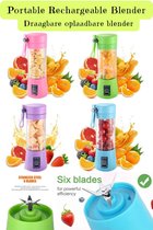 Draagbare Vruchtensap Blender - Zomer Persoonlijke Elektrische - Mini Fles Home Usb - 6 Messen Juicer Cup Machine - Voor Keuken