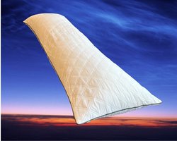 Omslag van Bodyroll Grande - lichaamskussen - 145x32x20 cm | Soft-Cell vulling | afritsbare hoes