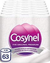 Papier Papier toilette Cosynel Wit - 3 couches - 63 rouleaux