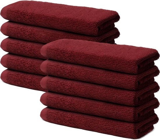 Set gastendoekjes voor de badkamer - 100% katoen - set van 2