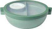 Mepal Vita bento lunchbowl – 5 vakken waarvan 3 uitneembare bakjes – Bento box – Salade lunchbox – Nordic sage
