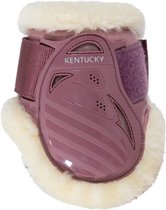 Kentucky Protection des jambes Old Rose - Modèle : Protège- Bottes pour femmes Vegan Sheepskin Young Horse - Taille : S
