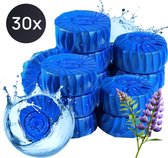 K&G Toiletblokjes Inbouwreservoir - Lavendel - Voordeelverpakking 30 Stuks - Stortbak WC Blokjes