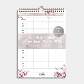 Hobbit - Familieplanner Spiraal - 2024-2025 - 1 week op 1 pagina - A4 (21 x 29,7 cm) - Kersenbloesem taupe