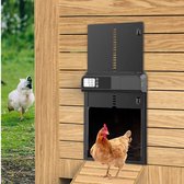 Porte poulet TrendyTech - Porte poulet automatique avec minuterie - Chickenguard - Porte poulet - Ouvre-maison - Résistant à l'eau - Fonction anti-pince