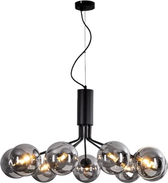 Hanglamp Modern 3 Kroonluchter Industriële E27 Plafondlamp Voor Slaapkamer Woonkamer Bar Zwart