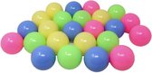 Balles de piscine à balles en plastique Concorde - couleurs vives - 24 pièces - 6 cm