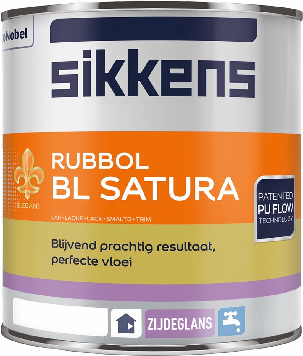 Sikkens Rubbol BL Satura - RAL-kleuren - RAL 9010 - 2.5L - RAL 9010
