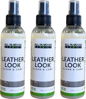 All-In House Leatherlook Clean & Care - 3 x 150ml - Leather Look