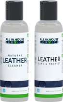 All-In House Leather Care Set Mini - Cleaner + Care & Protect - 2 x 75ml