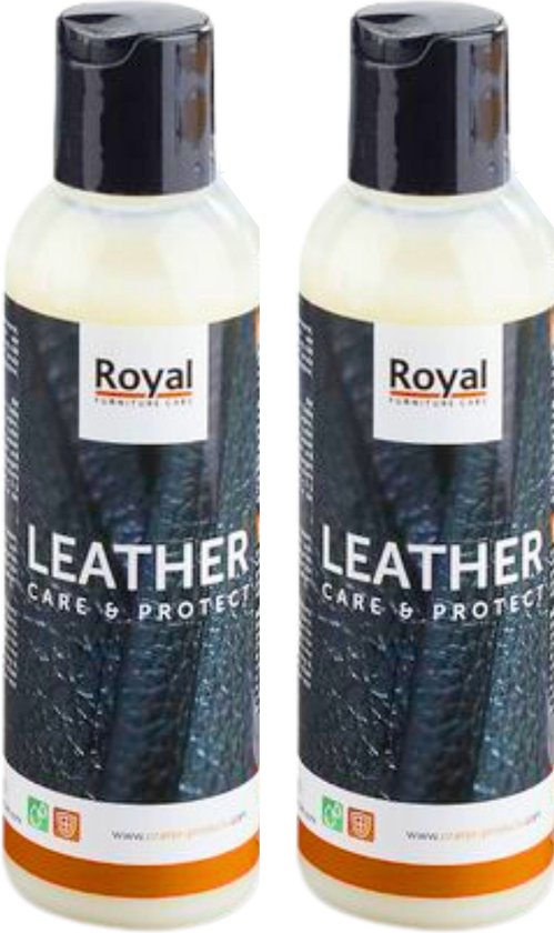 Royal Furniture Care - Leather Care & Protect - 2-Pack - 2 x 75 ml