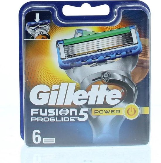 Gillette Fusion 5 Proglide Power Scheermesjes - 6 mesjes