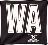 Gilbert Netball Patch Pro Bibs - One Size - Zwart / Wit