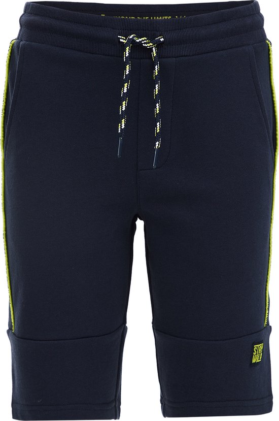 WE Fashion Jongens sweatshort met tapedetail