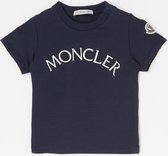 Moncler T-shirt - Blauw - Maat 86