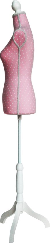 Clarie paspop Ballerina Pink- verstelbaar van 132 tm 168 cm - Clarie