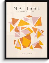 Fotolijst inclusief poster - Posterlijst 60x80 cm - Posters - Matisse - Abstracte kunst - Modern - Foto in lijst decoratie - Wanddecoratie woonkamer - Muurdecoratie slaapkamer
