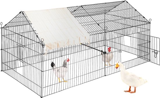 Voordelige volière voor buiten met afdak - ID Market Voordelige volière voor buiten met afdak - ID Market