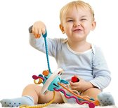 Montessori trekkoord ufo sensorisch baby speelgoed