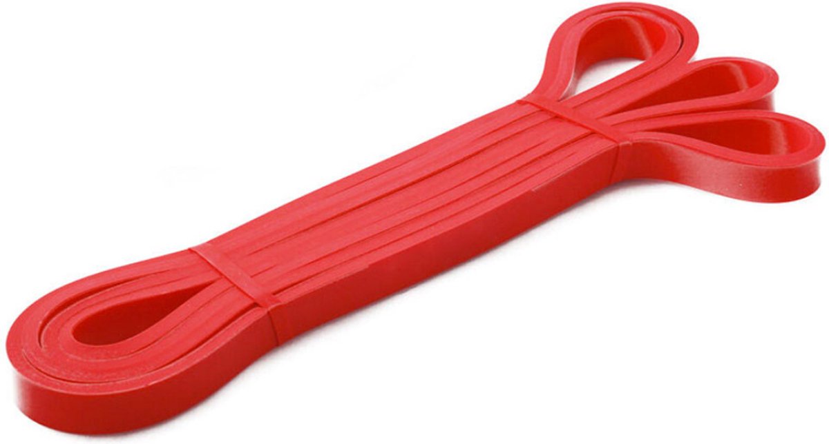 Weerstandsband - Rood - Licht - 15KG - Resistance band - Fitness elastiek - Weerstandsbanden - Booty band