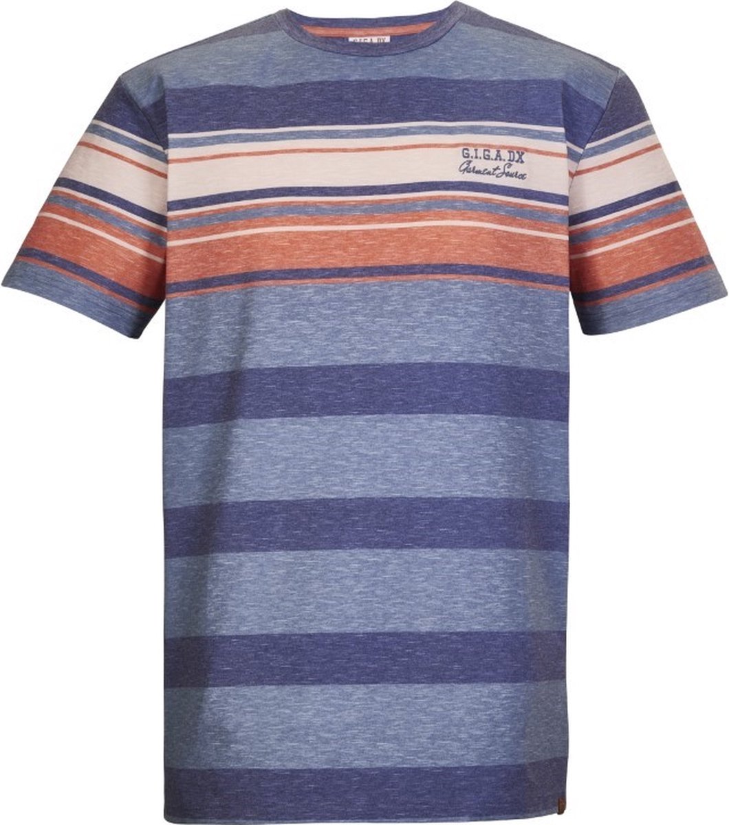 Killtec heren shirt shirt heren KM 41440 streep Blauw