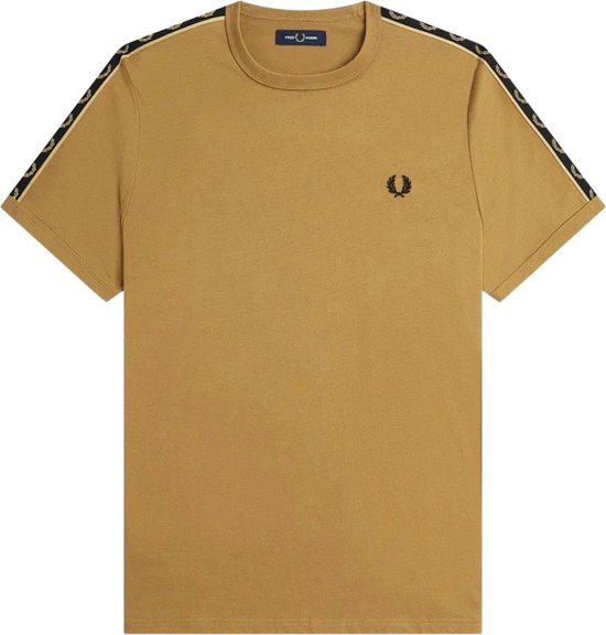 Contrast Tape Ringer Shirt T-shirt Mannen - Maat S