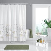 Casabueno - Douchegordijn Extra Breed- 240x200 cm - Badkamer Gordijn - Shower Curtain - Waterdicht - Sneldrogend - Anti Schimmel - Wasbaar - Duurzaam - Daisy