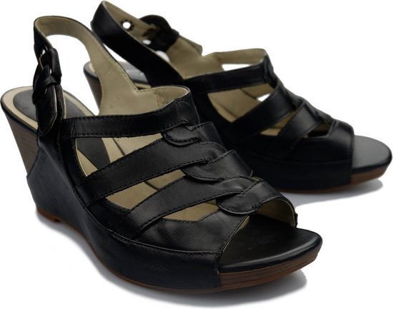 Clarks Silver Beech - sandale pour femme - noir - taille 37.5 (EU) 4.5 (UK)