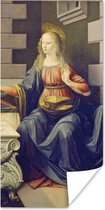 Poster The Annunciation - Leonardo da Vinci - 75x150 cm