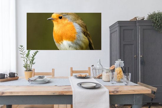 Affiche Robin - Branche - Printemps - 150x75 cm