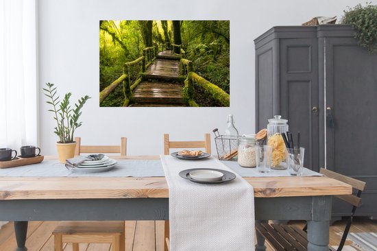 Affiche Belle forêt tropicale et jungle 120x80 cm - Tirage photo sur Poster (décoration murale salon / chambre)