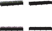 vidaXL Plantenbak verhoogd 160x40x23 cm polypropyleen - Verhoogde Tuinbak - Verhoogde Tuinbakken - Verhoogde Plantenbak - Verhoogde Plantenbakken