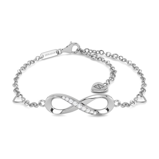 SERASAR Dames 925 Armband [Infinity] met Infinity Sign - Zilver - Cadeaus Voor Meisjes
