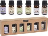 Huile Essentielle - Set 100% Naturel - Aromathérapie - huile pour diffuseur d'arômes - 6 x 10ml