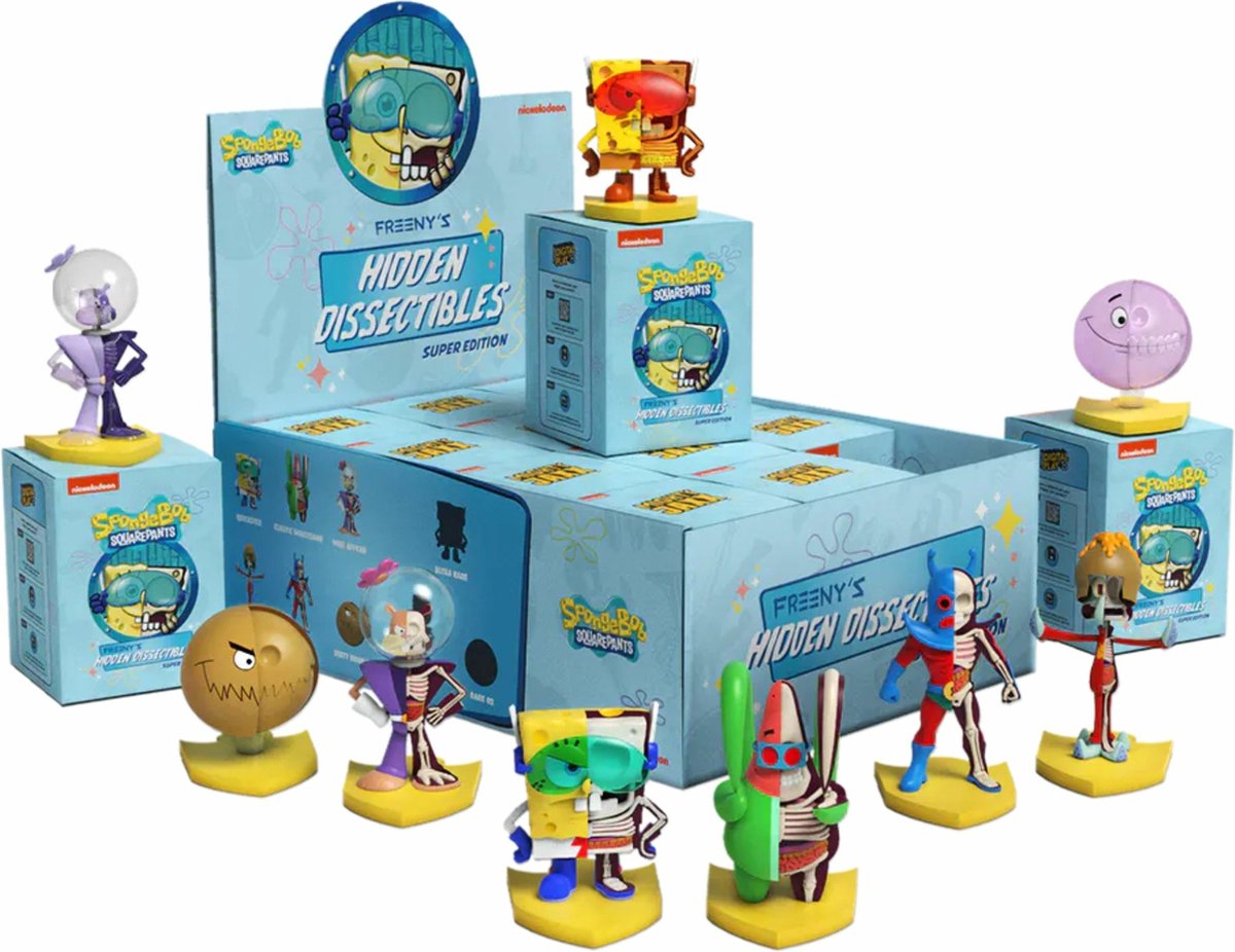 MIGHTY JAXX - FREENY’S HIDDEN DISSECTIBLES : SPONGEBOB SQUAREPANTS SERIES 04 (SUPER EDITION) - BlindBox